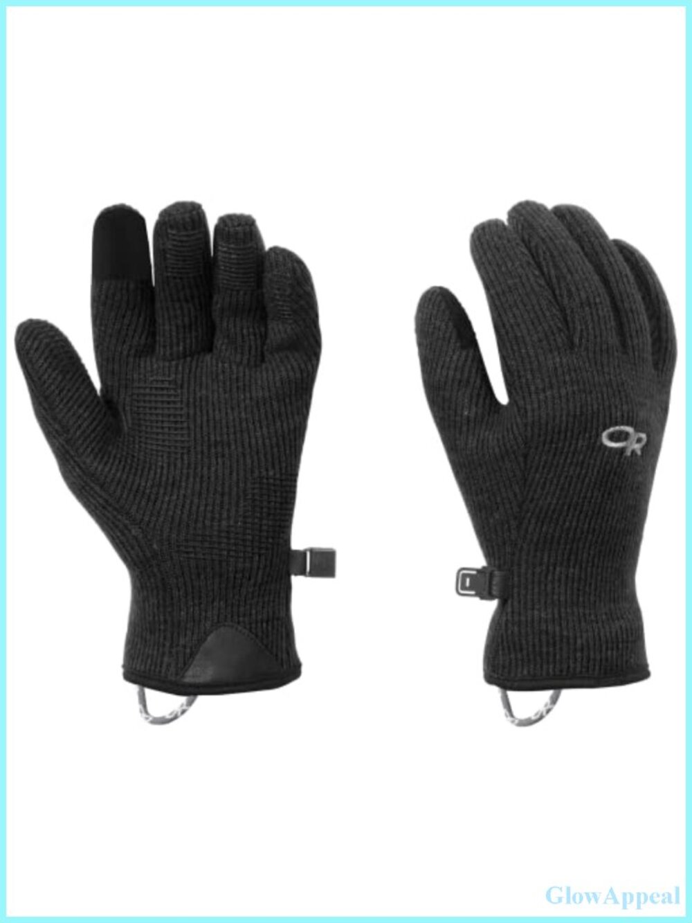 Wool Fleece Winter Gloves Touch Screen Women's Ski Hiking